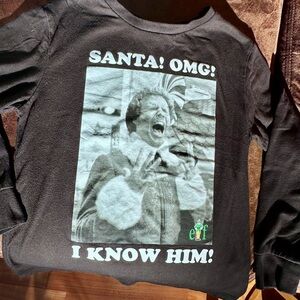 Elf movie graphic long sleeve T shirt